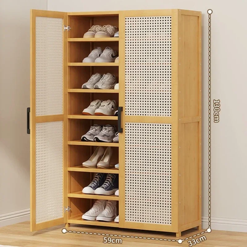 

Nanzhu Household Multi-layer Shoe Cabinet Simple Door Entry Large Capacity Space Saving Simple Storage Artifact Dust Shoe Rack