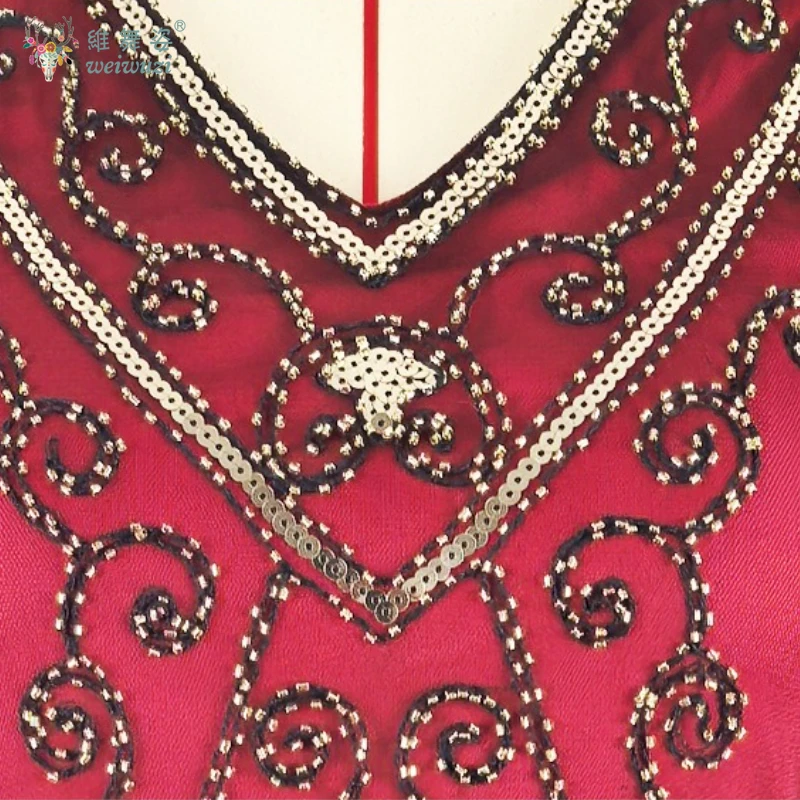 여성 패션 빈티지 플러스 사이즈 S-3XL 컬러 시퀸 풀 태슬 드레스 1920년대 V넥 나비 소매 이브닝 드레스