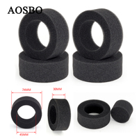 4PCS Insert Foam Sponge 74mm*45mm*30mm Fit For WPL 1/16  MN86 MN99s1/12  Tamiya 1/10 Wheel Tire RC Car Spare Parts