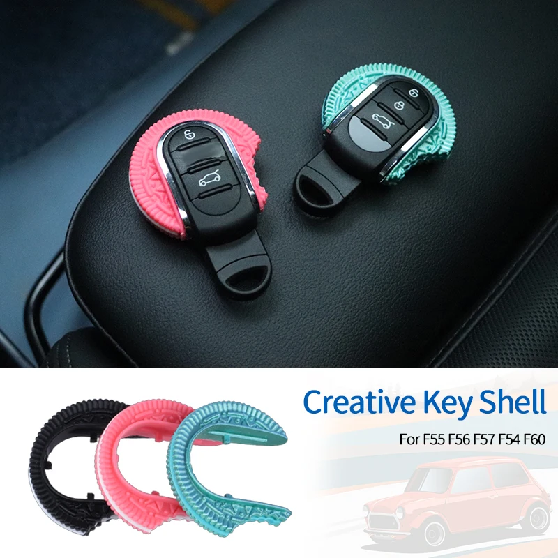 

Car Key Case Shell Keychain Decorative For Mini Cooper F54 F55 F56 F57 F60 Car Styling Protection Shell Car Accessories