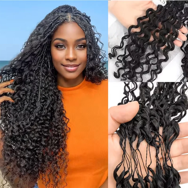 Cabelo Humano Cacheado para Crochê 12A, 30 Polegadas, Espirais Pequenas, Cachos Pixie Profundos, Extensões Pré-Separadas Sem Nós, Tranças Miracle Knot, Extensões de Fácil Instalação, Perucas de Ondas Profundas, Cabelo Humano para Crochê com Nós Milagrosos, Materiais para Tranças, Cabelo Cacheado Volumoso