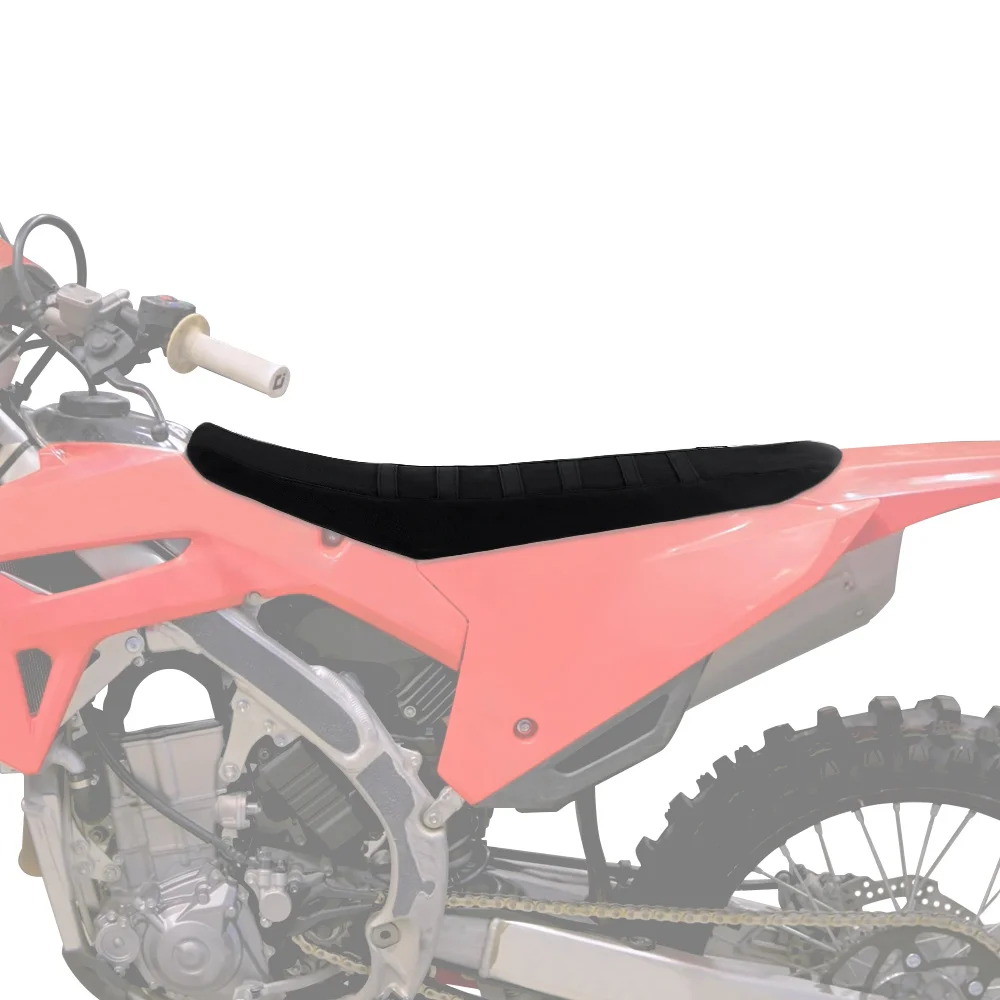 Motorcycle Non-Slip Seat Cover For Honda CRF250R /RX 2022-2025 CRF450R /RX 2021-2025 Striped Gripper Seat Saddle Cushion Cover