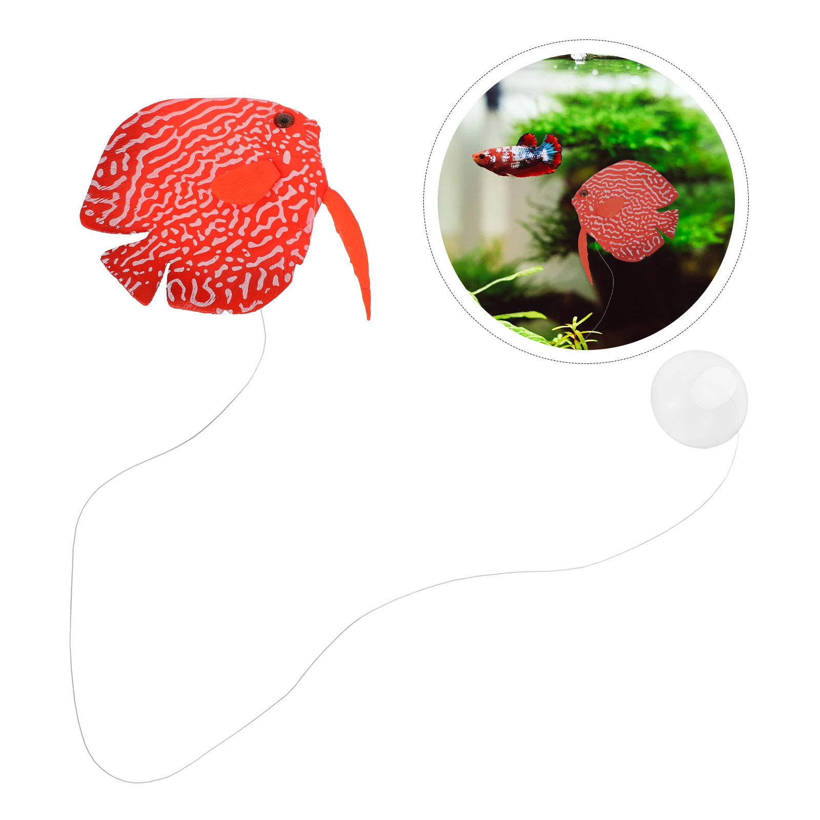 

Glowing Simulated Silicone Tank Decoration Tropical Ornament Fake Aquarium Decor Tank Artificial Simulation Aquarium Decor Fish