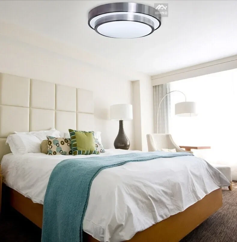 Round LED Ceiling Light Circular   Recessed Kitchen Bathroom Lamp 220V  Down  Warm White  Natural