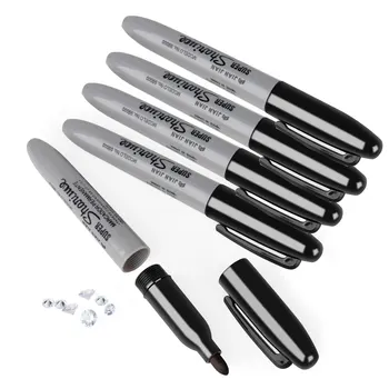 Caneta marcadora segura de desvio durável – Armazenamento discreto oculto para pequenos objetos de valor – Presente divertido perfeito para decoração de casa e dormitório