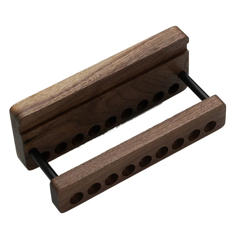 For Wooden Pen Holder Office Desktop Stationery Pen Storage Phone Stand