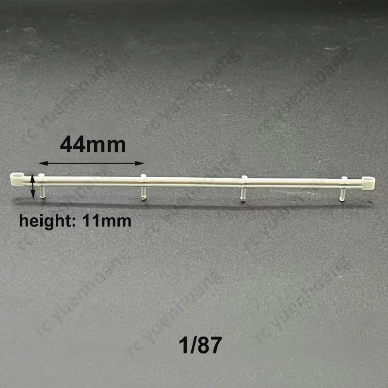 1/64 Schaal Hoge snelheid Vangrail Model Simulatie Hars Snelweg Crash Barrière Scène Constructie Overschilderbare DIY Onderdelen voor RC Auto
