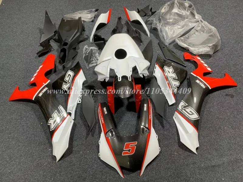 Suitable for Yamaha R1 2020 21 22 23 24 2025 motorcycles Complete set of radiator cover shells and fuel tank covers Customizable