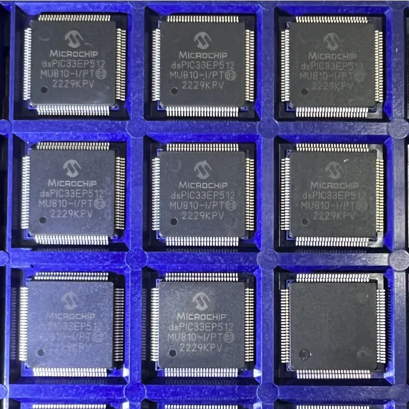 New Original DSPIC33EP512MU810-I/PT DSPIC33EP512MU810T-I/PT PIC33EP512MU810-I/PT DSPIC33EP512 TQFP100 Microcontroller Chipset