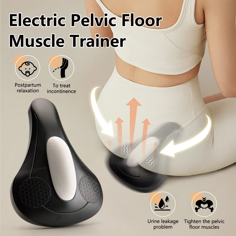Pelvic Floor Muscle Trainer Rechargeable Cushion Kegel Exerciser Electric Sphincter Massage Tool Buttock Massage Bladder Trainer