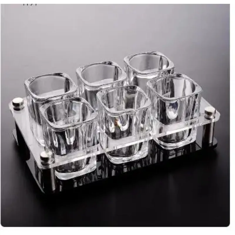 Acrylic Cup Holder White Wine Glass Set Shot Storage Rack KTV Bar  Tumbler Holders
