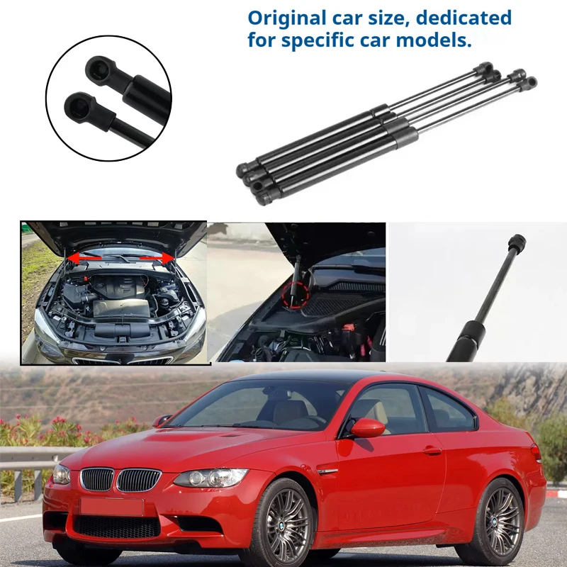 

Газовые стойки переднего капота 51237060550 для BMW 3 серии E90 E91 E92 E93 2005-2011, гидравлическая опорная штанга капота двигателя