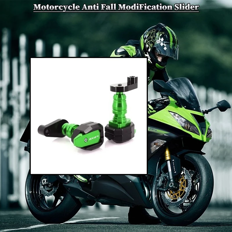 

Motorcycle Falling Protection Frame Slider Fairing Guard Crash Pad Protector For KAWASAKI ZX-6R 2013-2020 ZX-636 2021-2022