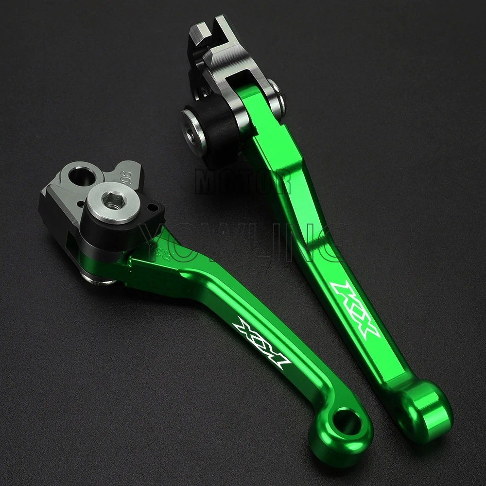 

For KAWASAKI KX100 KX112 KX65 KX80 KX85 KX125 KX250 Motocross Brake Clutch Levers Pivot Dirt Pit Bike Handle Accessories KX 112