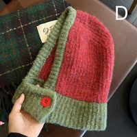 Balaclava Earflaps Scarf Hat Autumn Headgear Pilling Resistant Bomber Cap Ear Protection Windproof Knitted Hat Autumn Winter