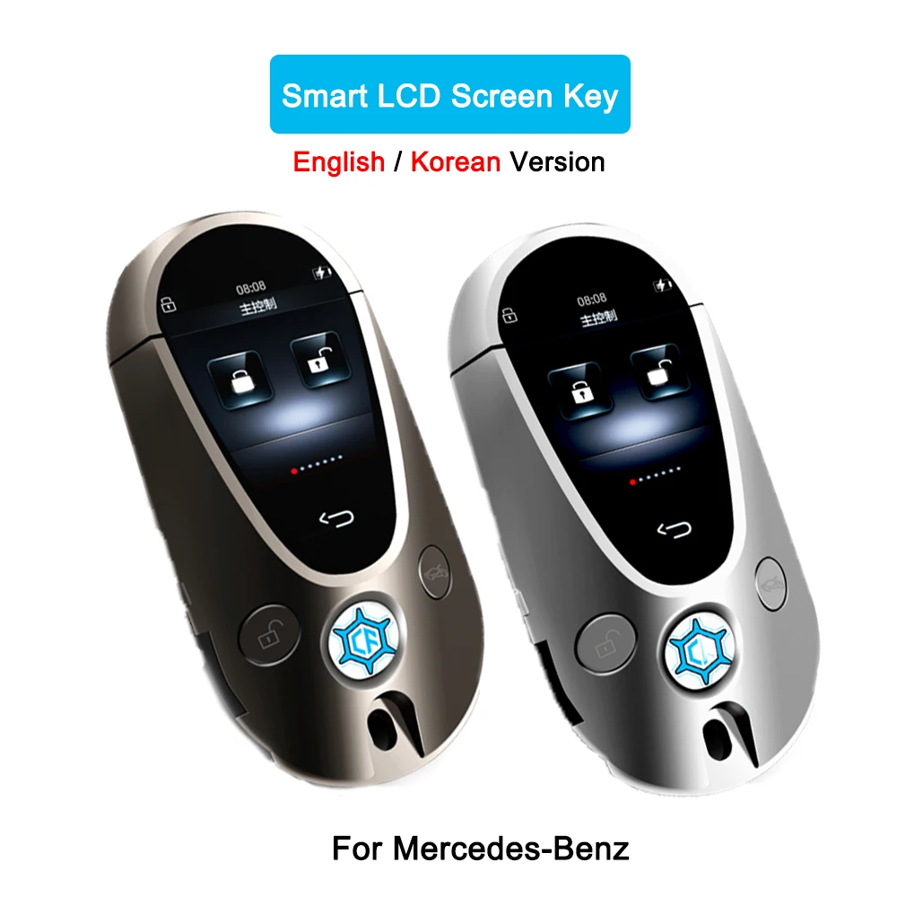 Universal New K700 Keyless Entry Touch For Mercedes-Benz Smart LCD Key Comfort Access System For All Cars With Engine Start Stop