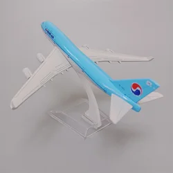 Lega di metallo corea Air Korean Airlines Boeing 747 B747 scala 1/400 Diecast modello di aeroplano Airways modello di aereo aereo 16cm