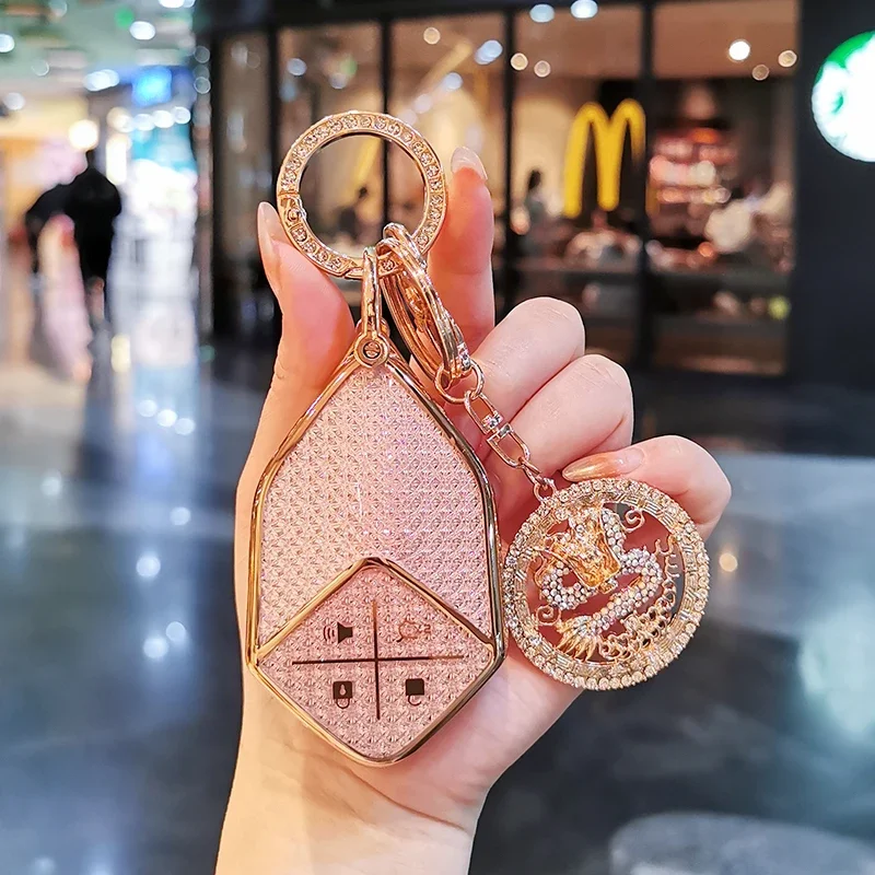 

Suitable for Changan deeval keycase sl03 S7 G318 keycover keyshell Keychain Car NFC card case buckle 2024 cars accessories