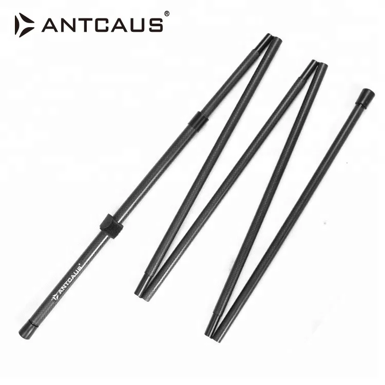 2.1m Carbon Fiber Telescopic Tent Poles Outdoor Composite Rod Stick for Tarp Tents