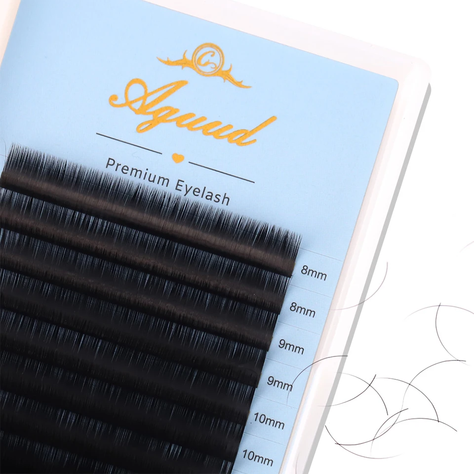 

AGUUD All Size Faux Mink Individual Eyelash Extension Regular Classic Lashes Russian Volume Lash For Professional Makeup Cilios