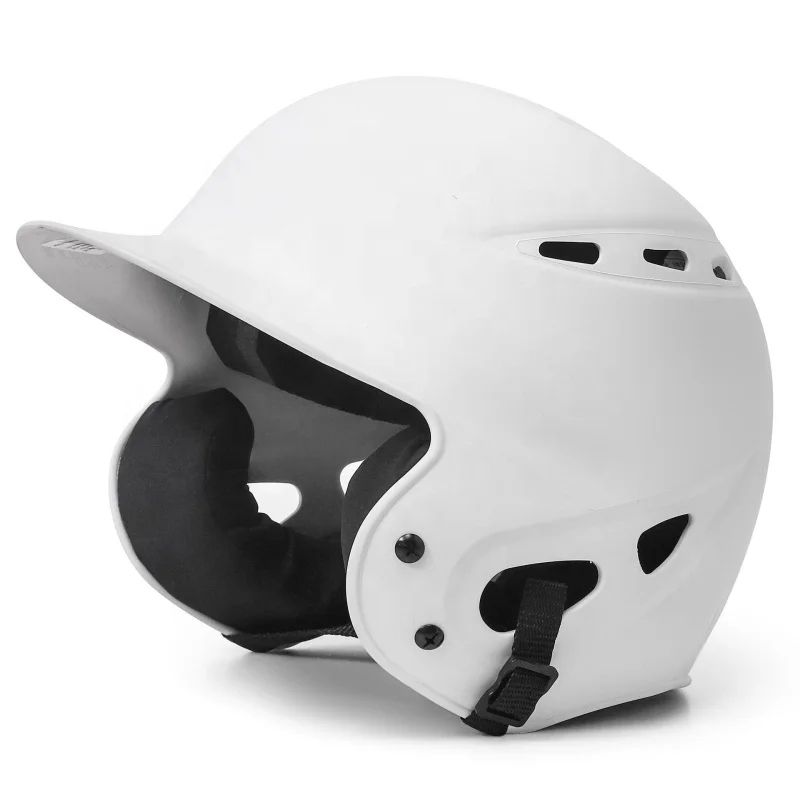 Supporta il casco da baseball bianco personalizzato e il casco da softball