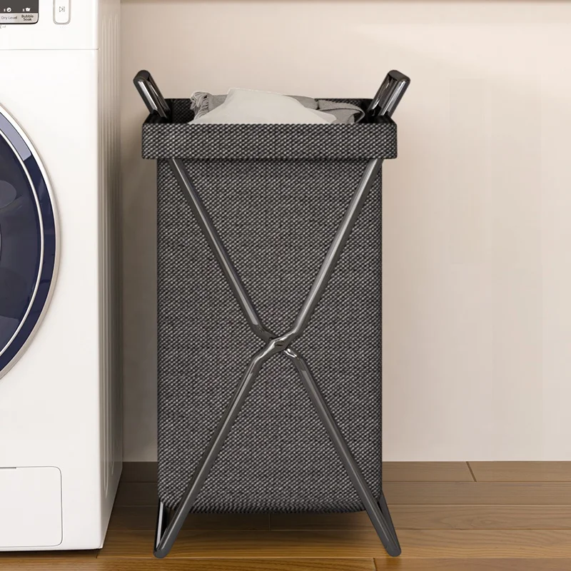 سلة غسيل كبيرة السعة قابلة للطي، سلة تخزين للحمام، سلة ملابس متسخة للاستخدام المنزلي، منظم لغرفة النوم