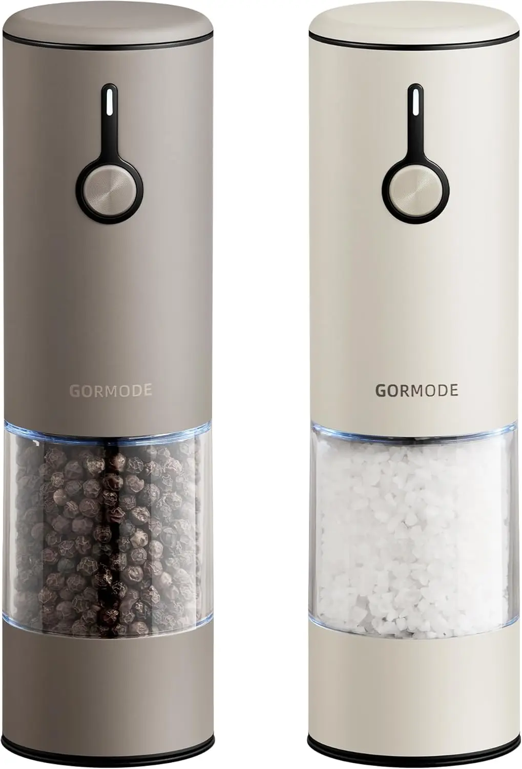 

Stainless Steel Rechargeable Electric Salt and Pepper Grinder Set – USB Charging, One-Hand Electric Mill, Adjustable
