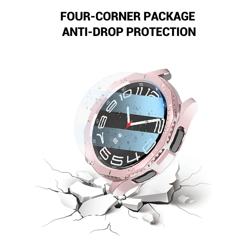 for Samsung Galaxy Watch 6 protective case, high-end detachable waterproof protective cover