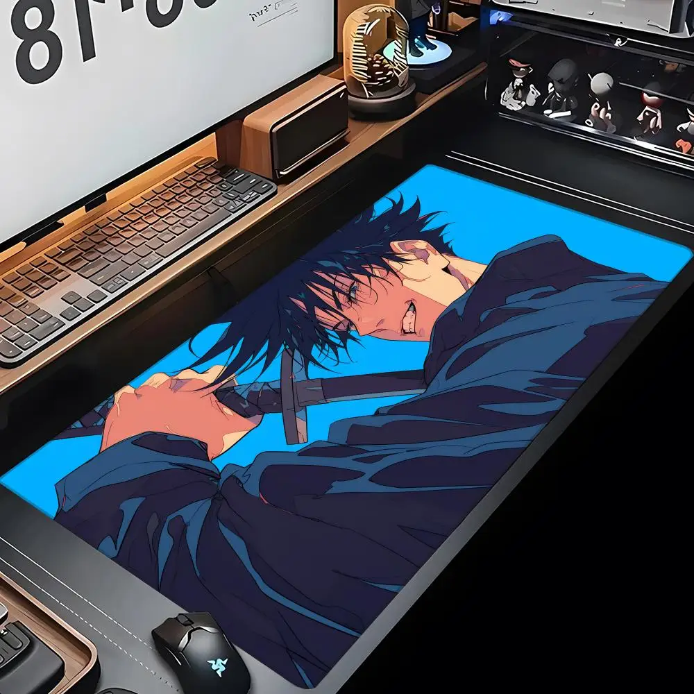 

Аниме Toji Fushiguro Коврик для мыши Игровой коврик для мыши Большой 900x400X2 мм Коврик для мыши Gamer Mause Ковер ПК Стол