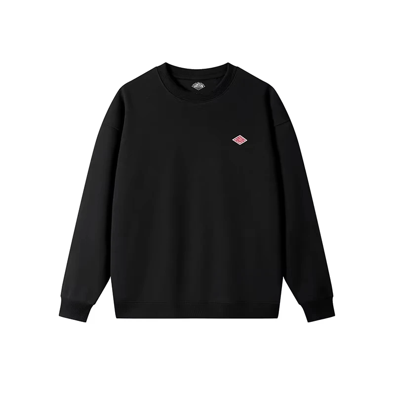 Exported to Japan Spring Thin Sweatshirt Men/Women Same Embroidery Brand Cotton O-Neck Long Sleeve Loose Tracksuit Tops