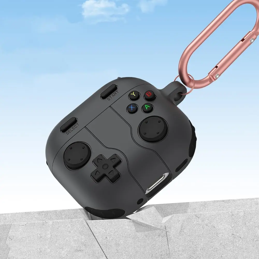 2025 غطاء من السيليكون لأجهزة Airpods 4 الجيل لطيف الكرتون مضحك غطاء مع مجموعة نظافة ل Airpods 4 غطاء مقاوم للصدمات Funda