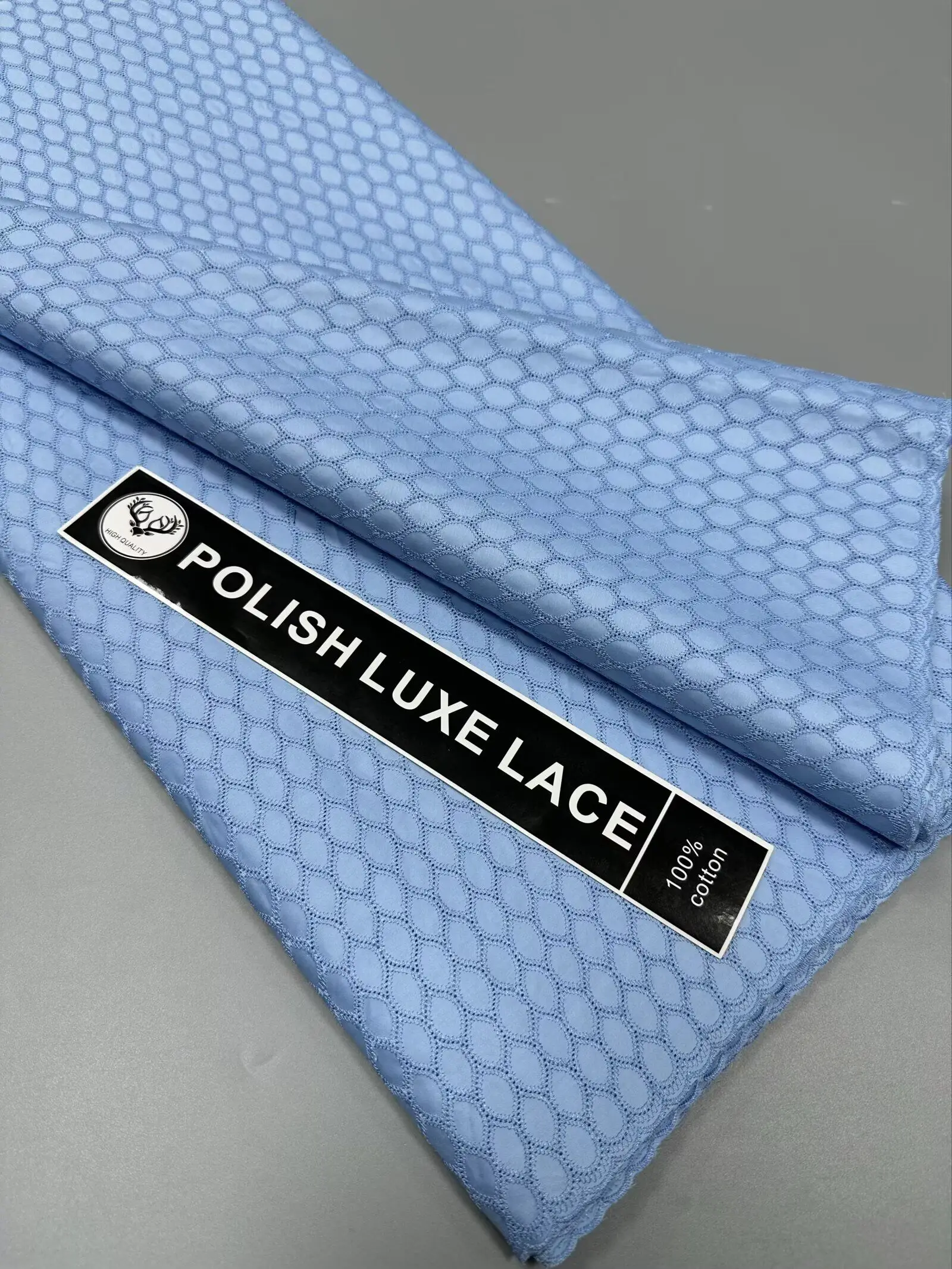 

2025 African Nigerian Tulle Lace Fabric for Dress Sewing High Quality Pure Embroidery Wedding Party Damask Cotton 5Yard hz1394