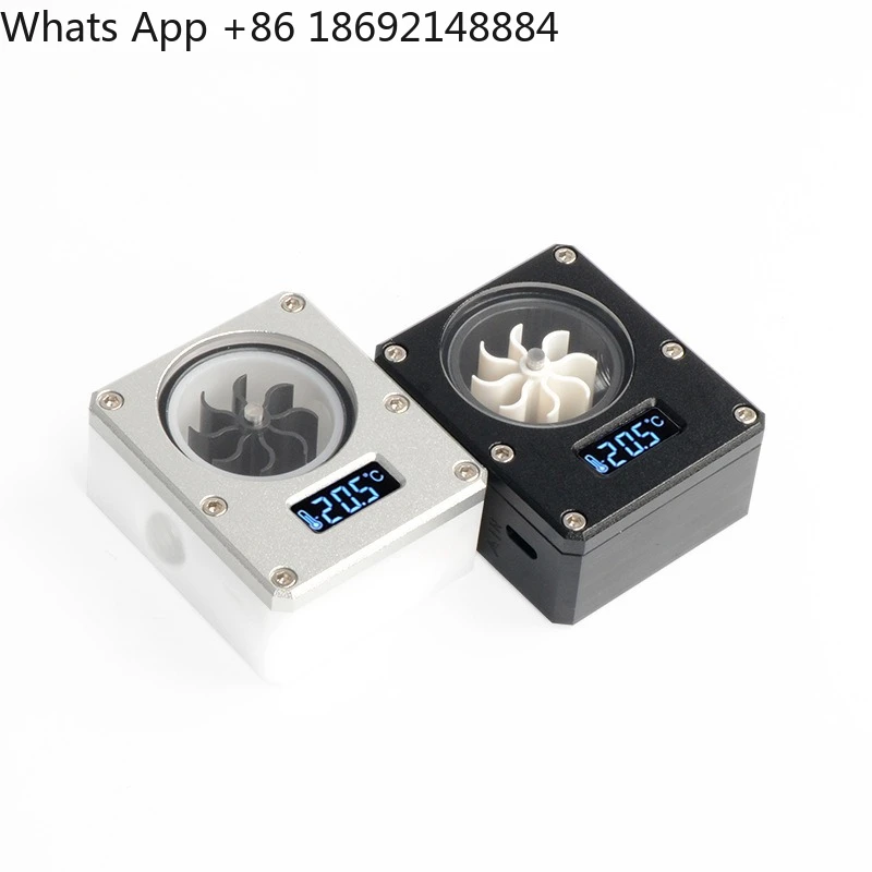 Computer water cooling temperature display flow meter VA LCD screen 0.5 seconds