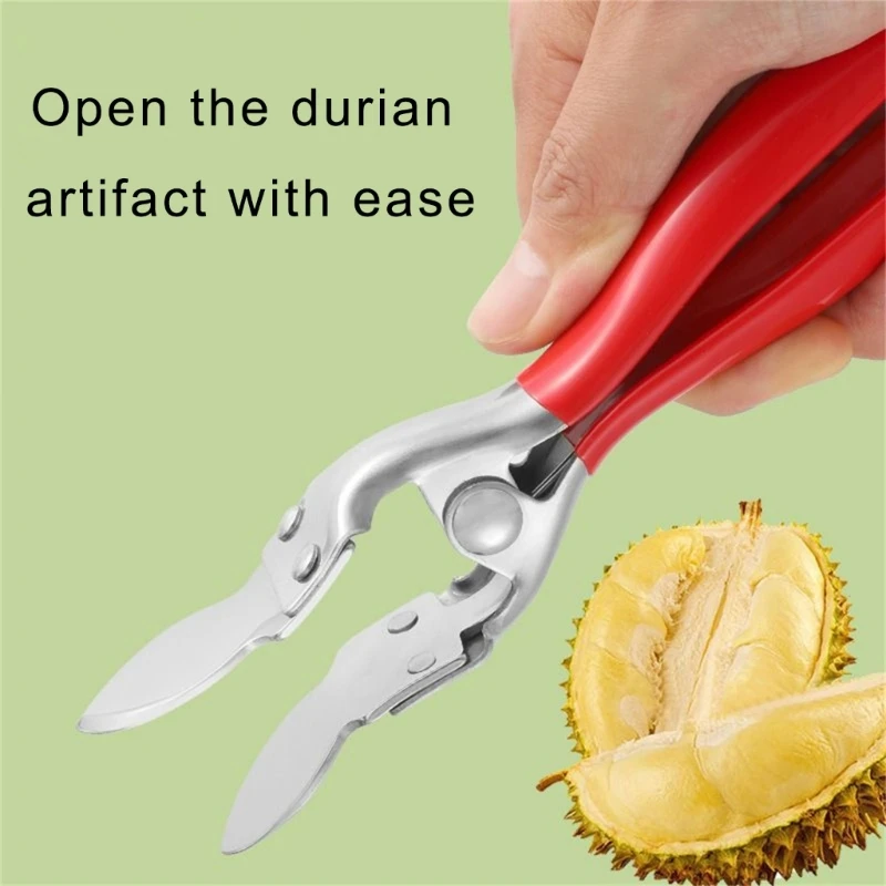 Ergonomic Durian Peeler Metal Texture Convenient and Efficient Suitable for Home and Professional for Opening Durian