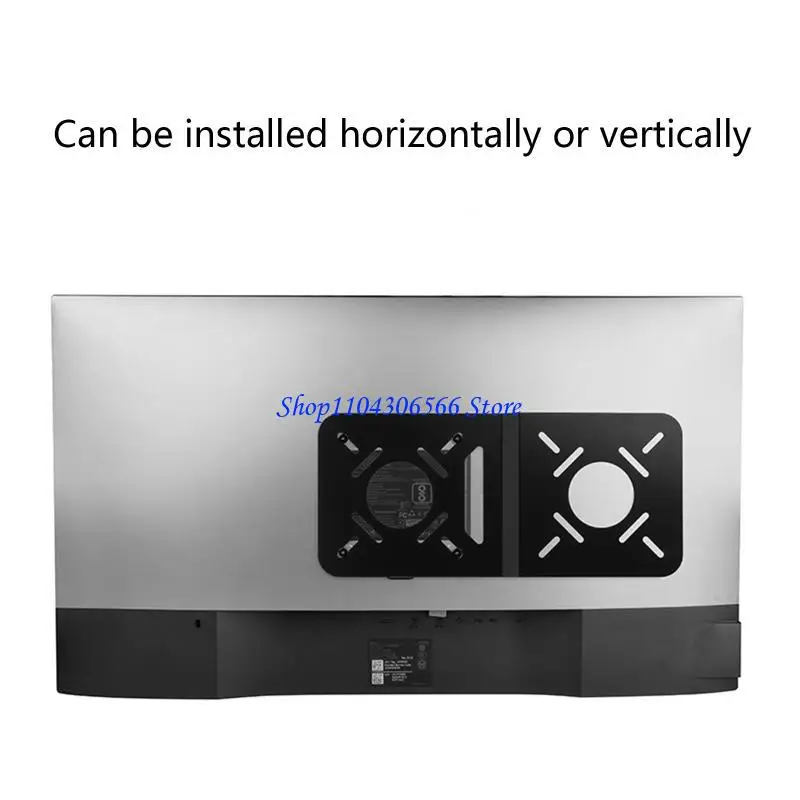 

02DD VESA Mount for Mini PC Mini-Host Hanging Bracket VESA Holder for Mini PC Monitor