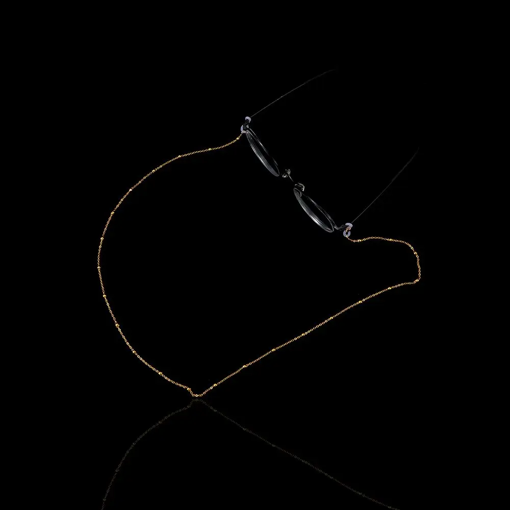 Retainer Beaded Eyeglass Silver Fashion Beads Man Eyewear Straps Reading Sunglasses Glasses Chain Gold