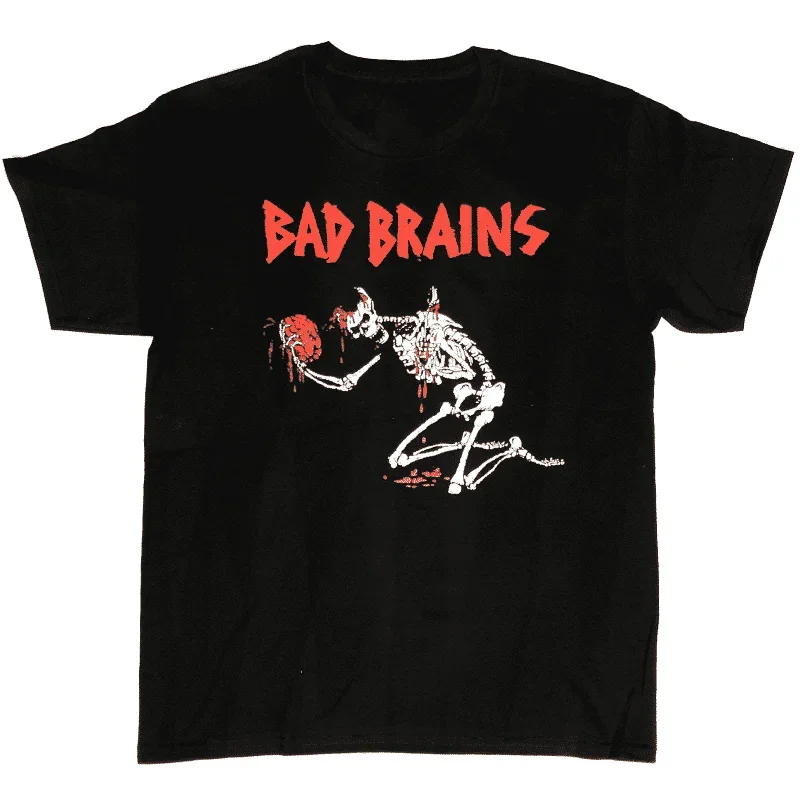 

Bad Brains band Skeleton T-shirt Black Cotton Unisex All Sizes TA4092