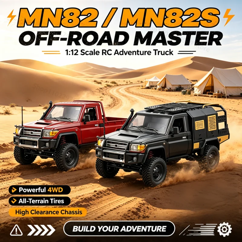 Outdoor Adventure Hobbies - 1/12 Schaal RC Off-Road Truck MN82/MN82S