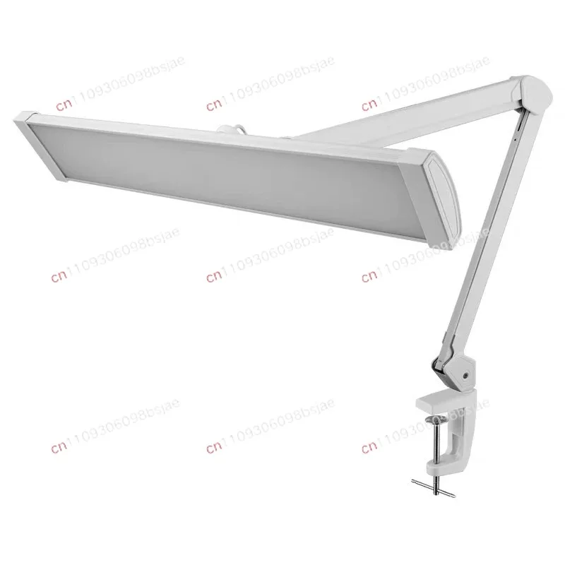 Durable LED lamp 30W45W50W five-speed dimming yellow and white color temperature switching desk jewelry clip desk lamp