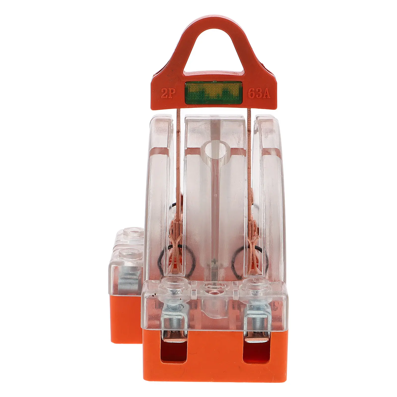 2p63a Copper Transparent LED Dual Throw Knife Switch Disconnect Isolator for Power Control Industrial Household Electrical