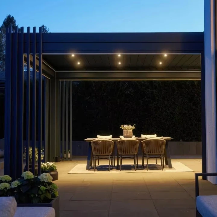 

Smart Energy Pergola Mit Led Licht retractable roof systems
