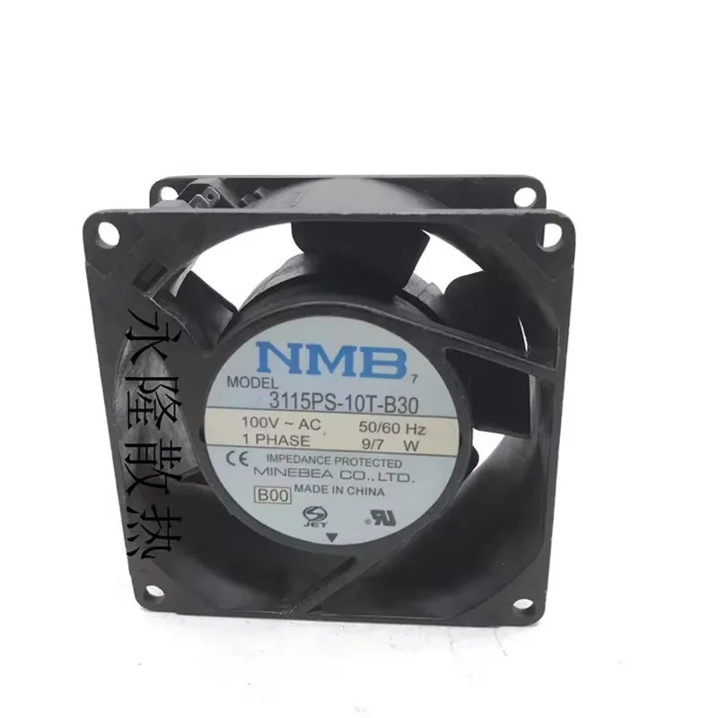

Original 100V 7/9W 80 * 80 * 38MM 8CM aluminum frame cabinet cooling fan 3115PS-10T-B30