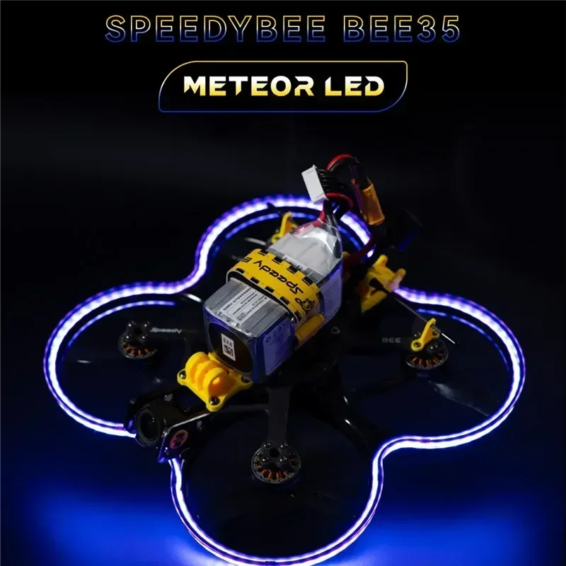 

SpeedyBee Bee35 Meteor LED Беспроводная световая лента Конфигурация Длина Гибкость 785 мм для 2,5-3,5-дюймовых FPV Cinewhoops
