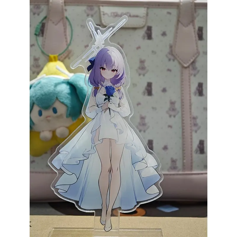 17cm Anime Blue Archive ‌Hakari Atsuko Acrylic Stand Figure Model Plate Cosplay Role Props Collection Desktop Decor
