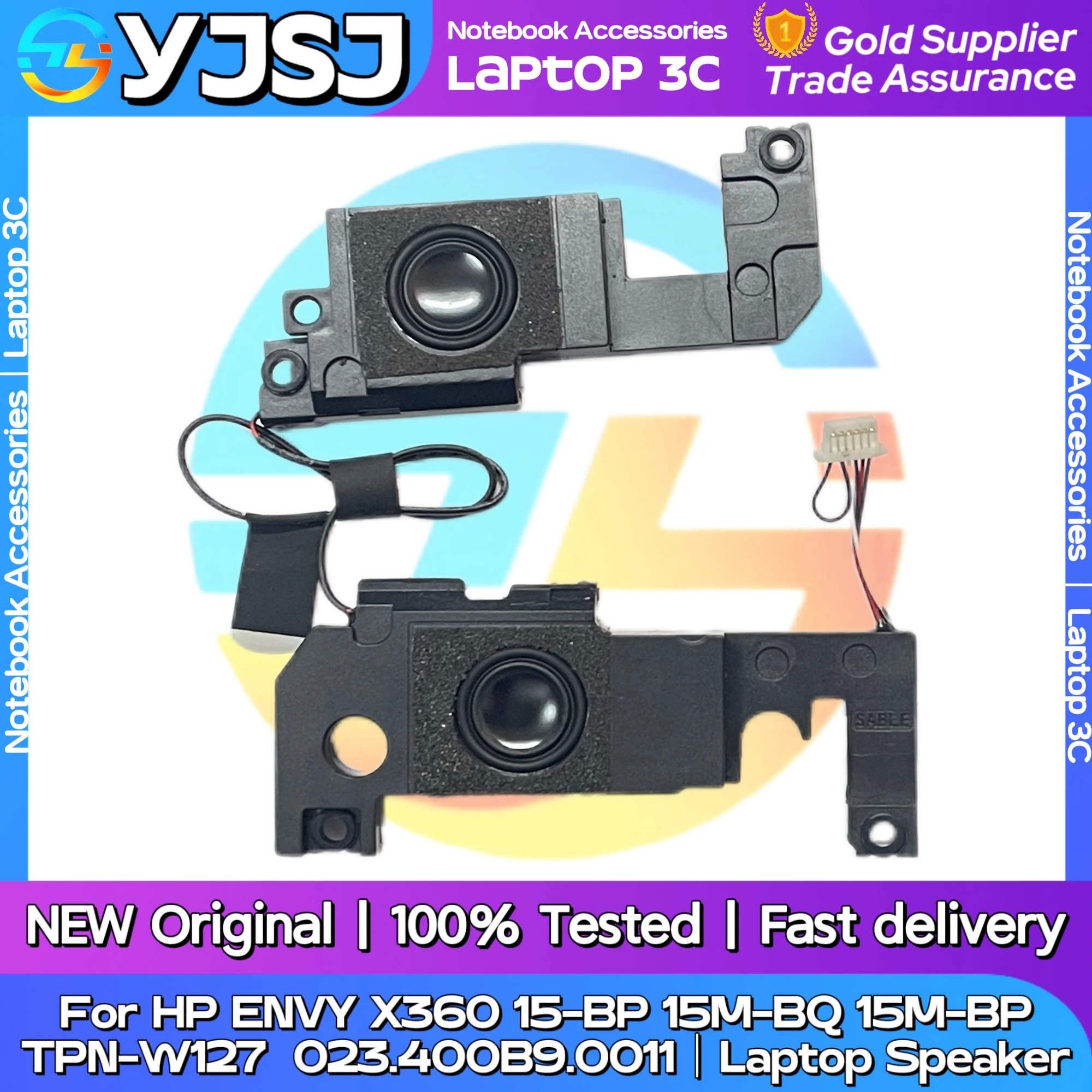 

New GENUINE Original Laptop Speaker For HP ENVY X360 15-BP 15-BQ 15M-BQ TPN-W127 built-in speaker horn audio
