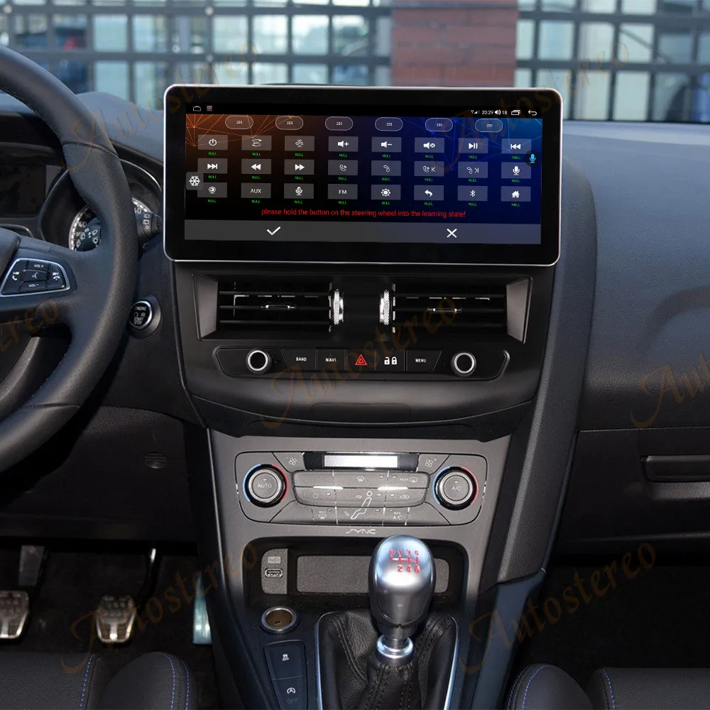 12.3 Inch Android For Ford Focus 2012-2015 Android auto Car Player Radio GPS Multimedia Navigation BT Wireless Carplay Auto