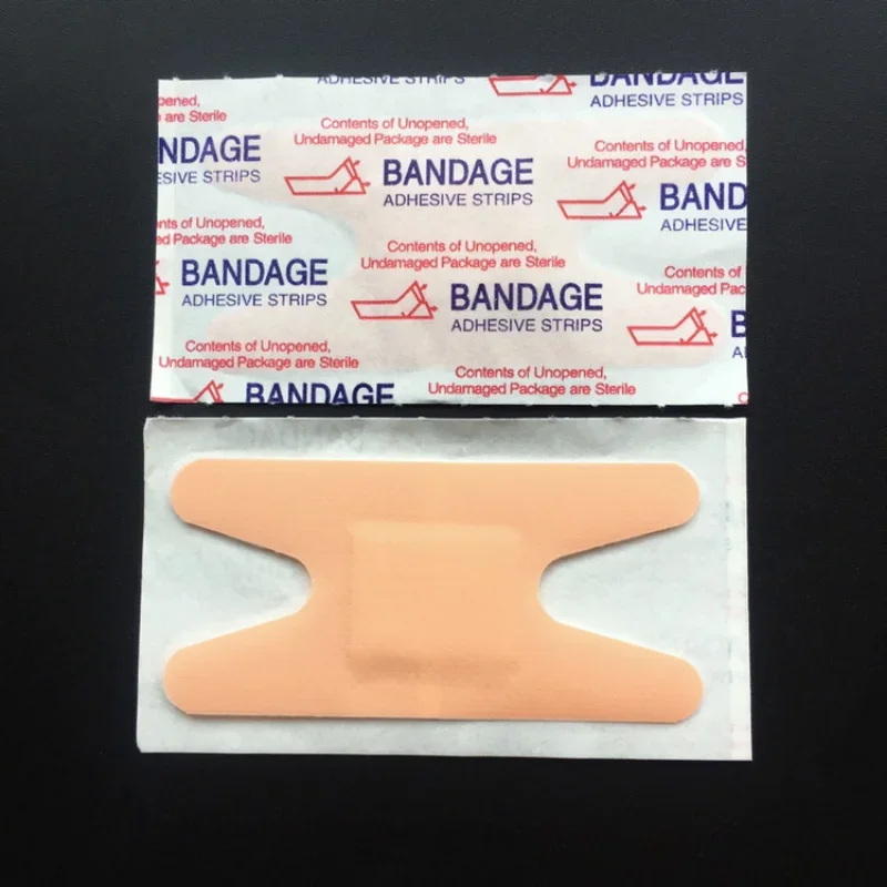 50pcs/set 75x38mm Band Aid Finger Bone Joint Wound Dressing Plasters PE Skin Patch First Aid Strips Adhesive Bandages