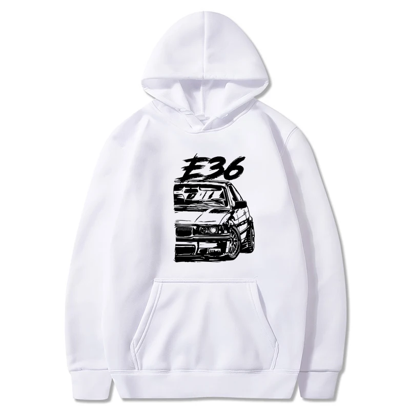 Winter E36 Car Hoodies Spring Autumn Women Tops Aesthetic Clothes Fashion Men Sweatshirt Graphic Hoodie E36 Hoodie Top