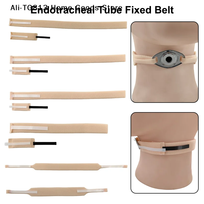 

[TG813]1Pcs Nude Neck Support Endotracheal Tube Fixation Device Strap Tracheostomy Fixed Belt Holder Medical Tracheal Catheter