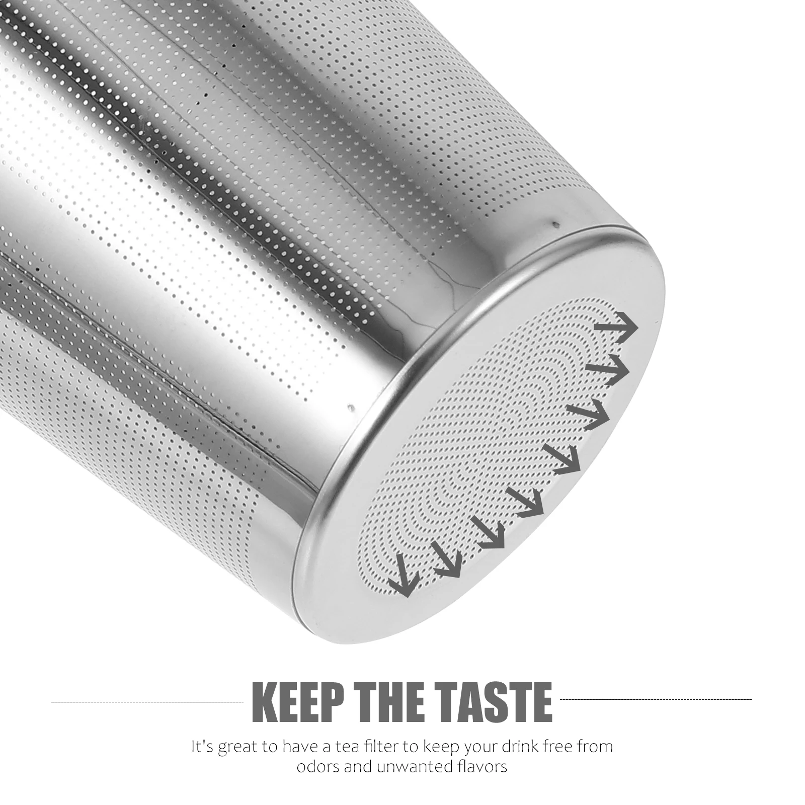 

Stainless Steel Leak Filter Infuser 2 Handles Food Grade Odor Free Dishwasher Safe Fits Standard Cups Mugs Pots Spice Strainer